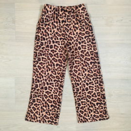 New straight up leopard pants - beige