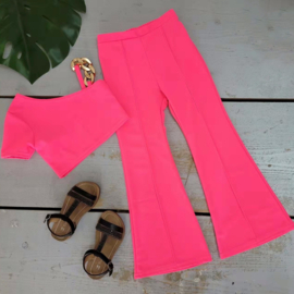 Flair & Chain set - neon pink