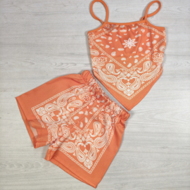 Sunset Bandana Set - oranje