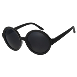 Vintage round sunglasses - black