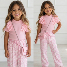 Ruffle Dream Shortsleeves - lichtroze