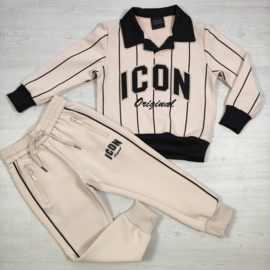 Icon varsity tracksuit - beige