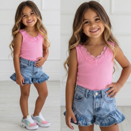 Your Ruffle Denim Short