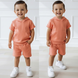 Little sporty boys set - oranje
