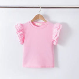 Lace Flutter Sleeve Top – 3 colors