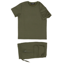 Summer pockets set - Twinning - legergroen