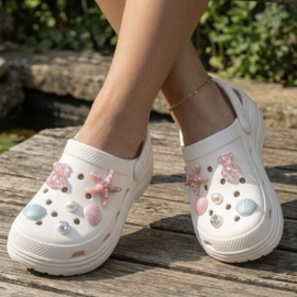 Sea pearl clogs - wit