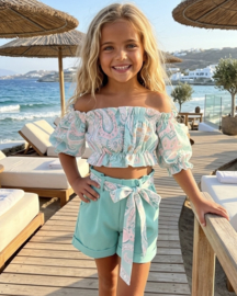Paisley Breeze Set - mint