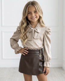 Bow-tiful Blouse - beige