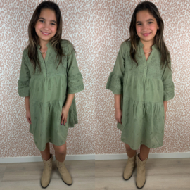 Summer Whisper Dress - blauw of groen