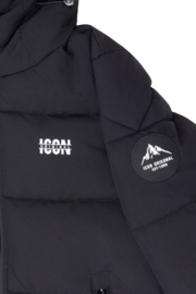 ICON Mountain Puffer Jacket - zwart