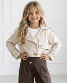 Your Cropped Trench Jacket - beige