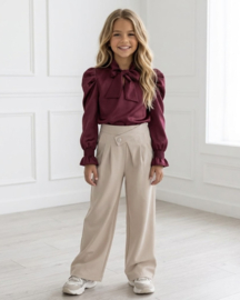Bow-tiful Blouse - bordeaux