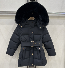 Bubbly parka - black