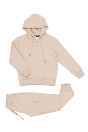 Essential hoodie set - beige