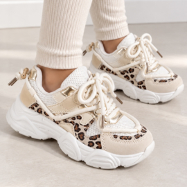 Step up sneakers - leopard (verzenddatum 30 okt)