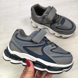 Sporty Wave Sneakers - dark blue/grey
