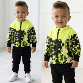 Neon rush tracksuit - geel