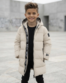 ICON Long Puffer Jacket Beige
