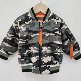Mini camo bomber - groen