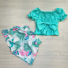 Jungle bow set - Mint