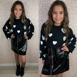 Next Hartjes trui - Zwart