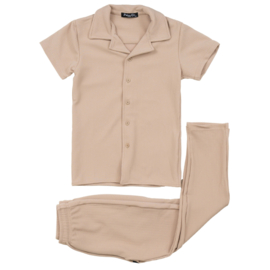 Summer evening boys set - beige