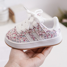 Pink unicorn sneakers
