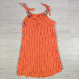 Boho Smocked Dress - oranje