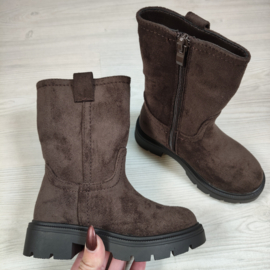 Western Chunky Boots - bruin