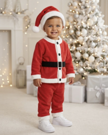 Here comes Santa Claus set - Rood (verzenddatum 16 okt)