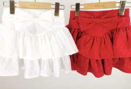 Your red & white skirt