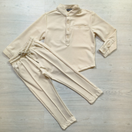 Blouse & pantalon set - beige (Verzenddatum 24 sept)