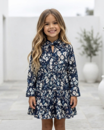 Blooming Grace Dress - blauw