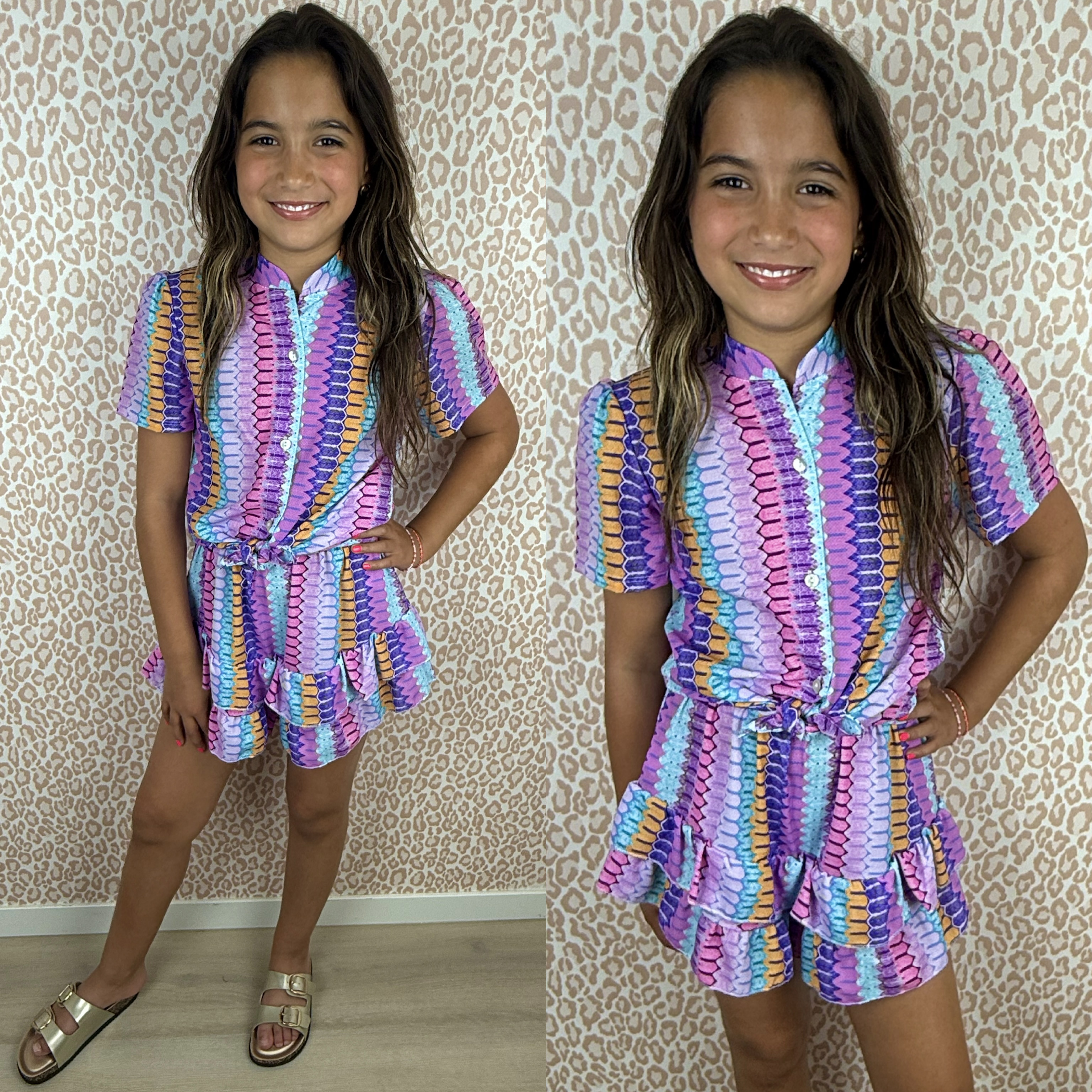 So snake short set  - lila
