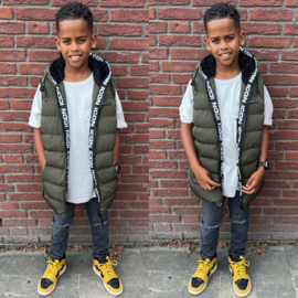 Boys bodywarmer - legergroen