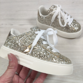Shine Lightning Sneakers - goud