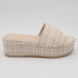 Plateau slipper - Beige