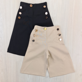 Wide pantalon & buttons