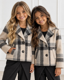 Checkered Chic Jacket - groen