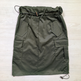 Long cargo skirt - Army green
