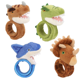 Dino World klaparmband knuffel
