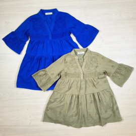 Summer Whisper Dress - blauw of groen