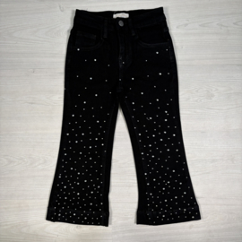 Diamond Flared Jeans - zwart