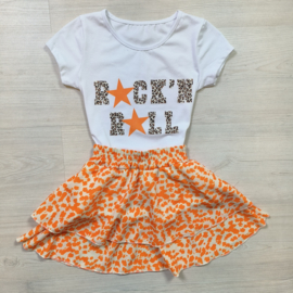 Orange rock & roll set