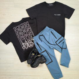 Icon melt tee - zwart