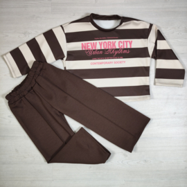 New York Urban Set - bruin/wit