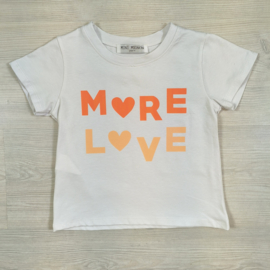 More love top - oranje