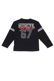 Icon striped 67 longsleeve - zwart (verzenddatum 9 okt)