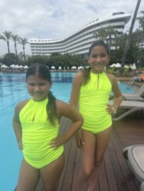 Ultimate neon yellow swimsuit